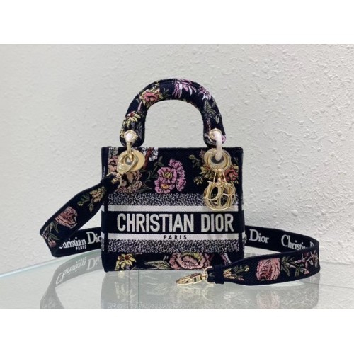 DIOR MINI LADY D-LITE BAG Haft M0500BZ-4