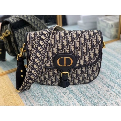 DIOR OBLIQUE BAG C0268A niebieska