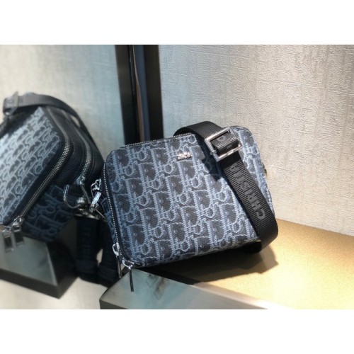 DIOR OBLIQUE BAG M9205 niebieska