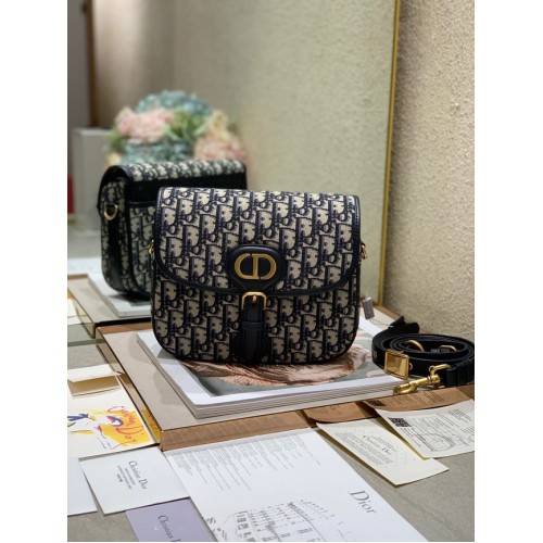 DIOR OBLIQUE BAG M9268 niebieska