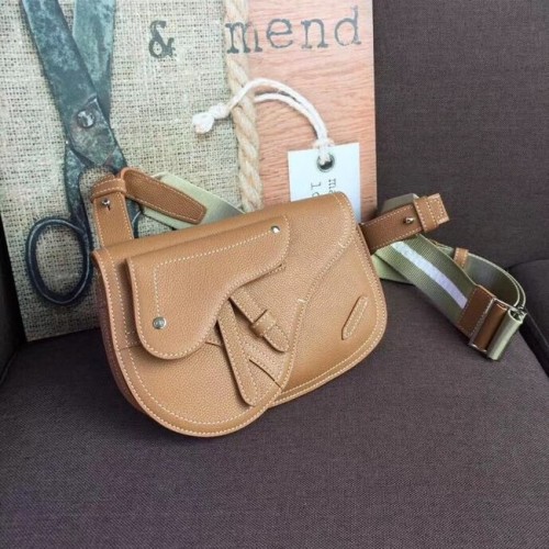 DIOR OBLIQUE SADDLE BELT BAG M9021 brązowa