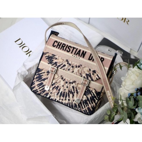 TOREBKA DIORCAMP Krawat Dior wielokolorowy Haft Dior M1291