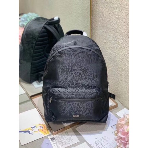 PLECAK DIORTRAVEL Dior Oblique Technical Jacquard C0064 czarny