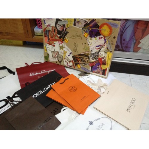 Torby i buty designerskie Papierowa torba na zakupy