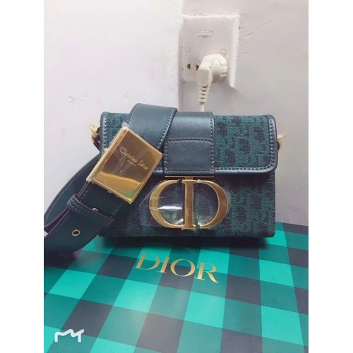 Dior 30 MONTAIGNE DIOR OBLIQUE BAG C1693 Zielony