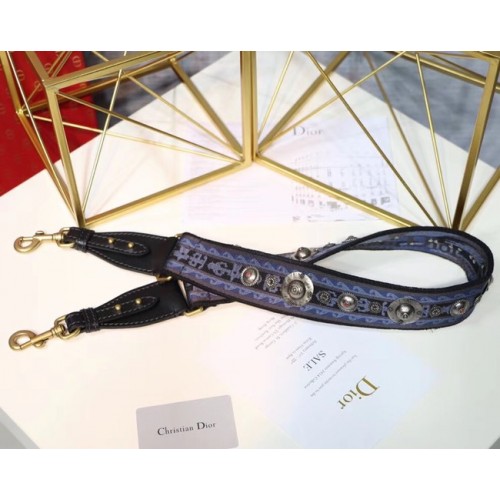 Dior NIEBIESKI PASEK PŁÓCIENNY 03566