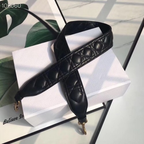 Pasek skórzany Dior 035891 czarny