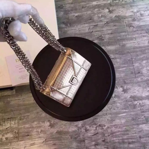 Torba Dior Diorama Oryginalna Skóra CD13S Złota