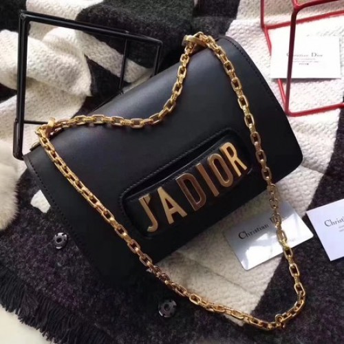 Dior JADIOR Torba z klapką Skóra cielęca CD9002 Czarna