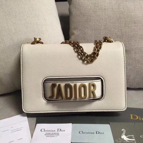 Dior JADIOR Torba z klapką Skóra cielęca M9003 OffWhite