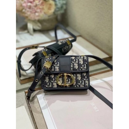 Dior Oblique Canvas mini M9204U niebieski