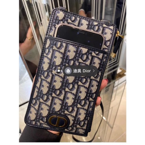 Dior Oblique Jacquard C9150 niebieski