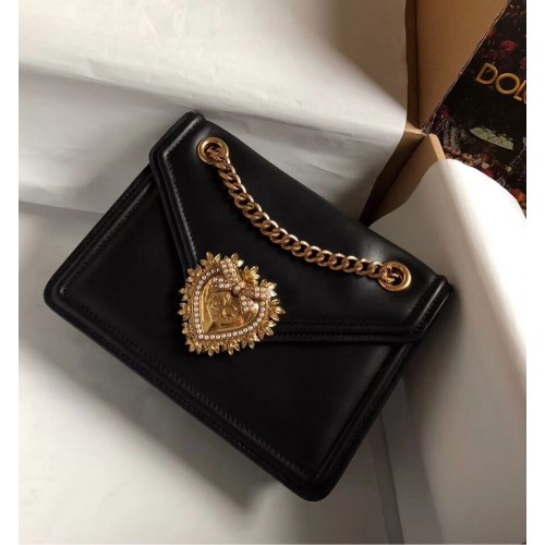 Dolce Gabbana skóra cielęca 4046 czarna