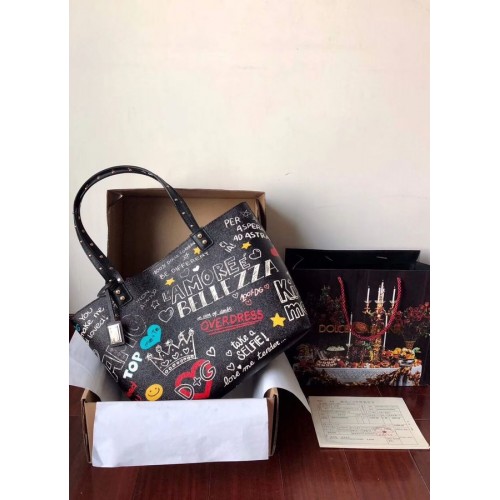 Dolce Gabbana Torebki ze skóry cielęcej 4116 czarne