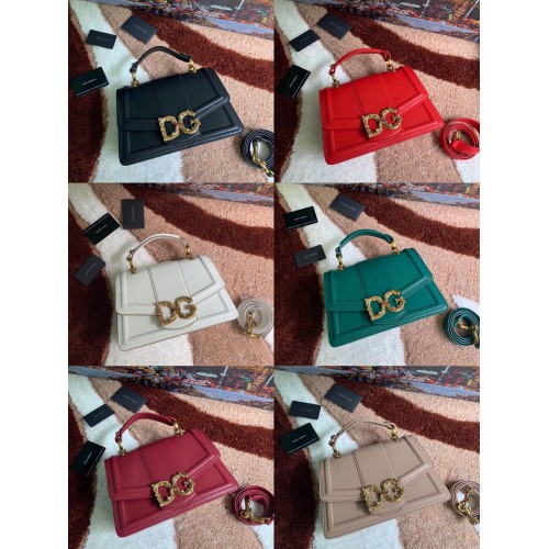 Dolce Gabbana Oryginalna skórzana torba DG8634