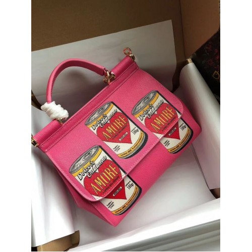 Dolce Gabbana SICILY Torba ze skóry cielęcej 4136-11