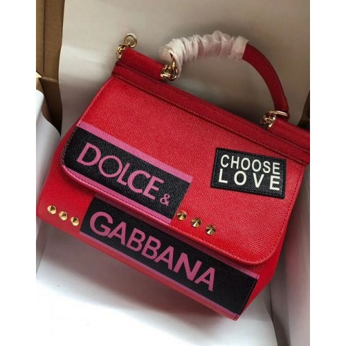 Dolce Gabbana SICILY Torba ze skóry cielęcej 4136-17