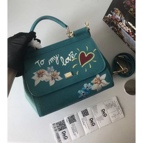 Dolce Gabbana SICILY Torba ze skóry cielęcej 4136-22