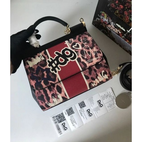 Dolce Gabbana SICILY Torba ze skóry cielęcej 4136-5