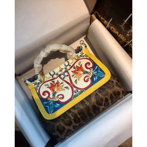 Dolce Gabbana SICILY Torba ze skóry cielęcej 4136-6