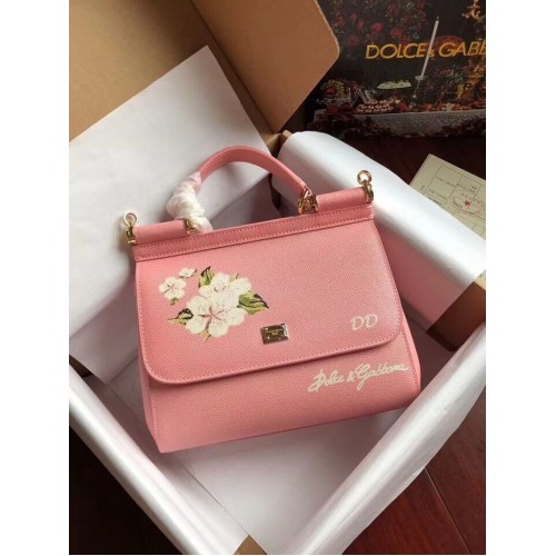 Dolce Gabbana SICILY Torba ze skóry cielęcej 4136-9