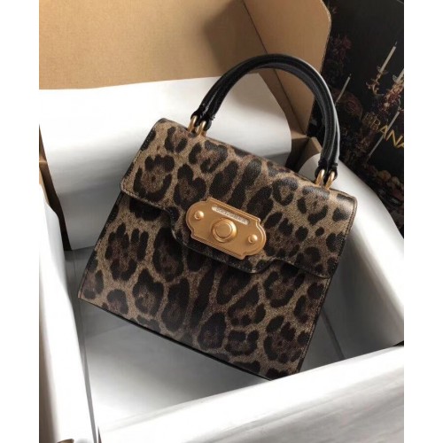 Dolce Gabbana SICILY Chrysanthemum Calfskin Tote Bags 5588-3 black