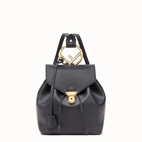 Plecak skórzany FENDI BACKPACK 8BZ043A czarny