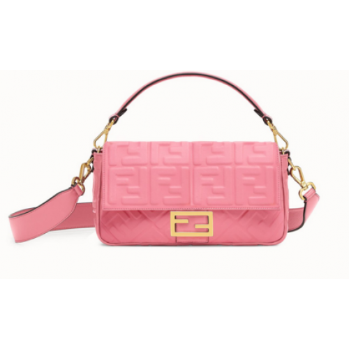 FENDI BAGUETTE Mini torebka na ramię 8BS017 różowa