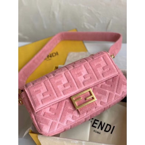 FENDI BAGUETTE Torba na ramię 8BR771A różowa