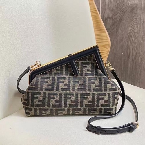 Torba materiałowa FENDI FIRST 5FB2322 czarna
