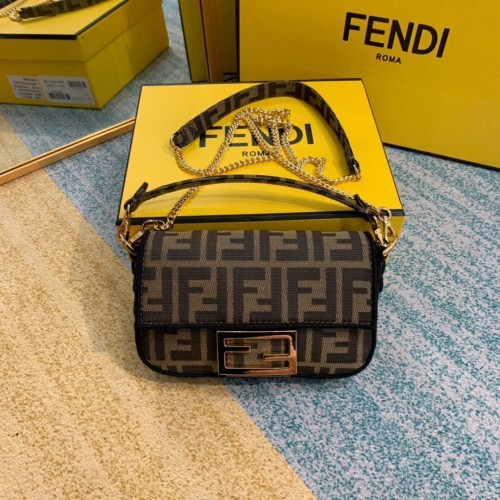 Torba materiałowa FENDI 8BR600 brązowa