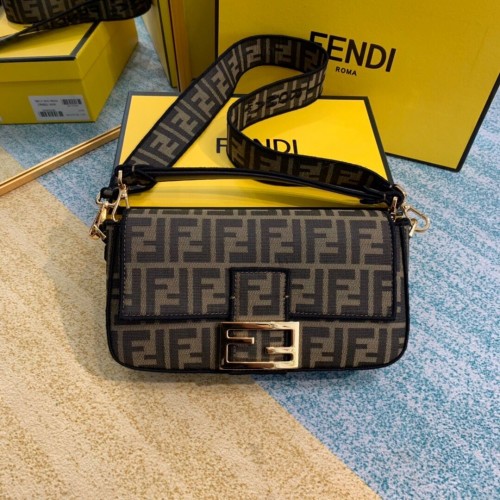 Torba materiałowa FENDI 8BR601 brązowa