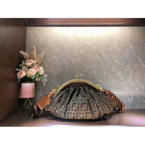 Torba materiałowa FENDI F7641 Brązowa