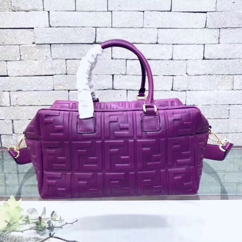 Torebka Fendi Boston 8BL141A fioletowa