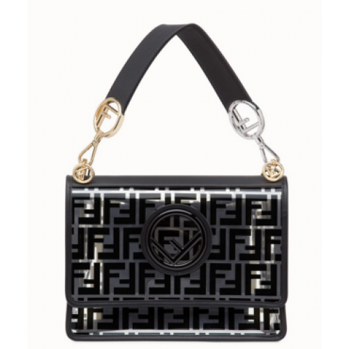 Torba typu tote Fendi KAN IF PU 8BT284A czarna