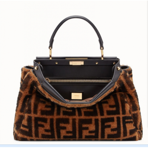 Fendi PEEKABOO REGULAR 8BN290A Brązowy
