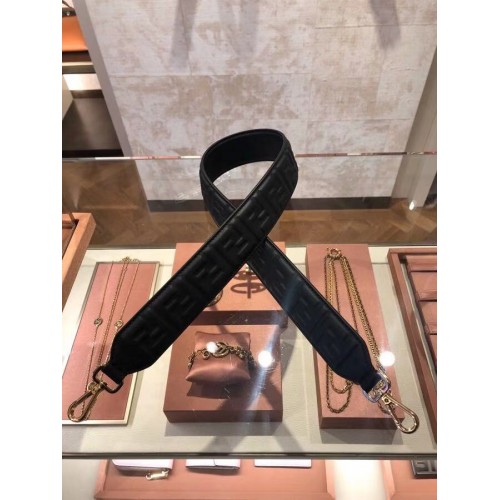 Pasek na ramię Fendi FD055 czarny