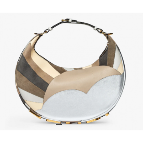 Torebka skórzana Fendi Graphie Small z wielokolorową wkładką 8BR798A