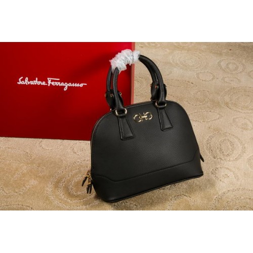 Torba Ferragamo Double Gancio Tote Bag 21E703 w kolorze czarnym