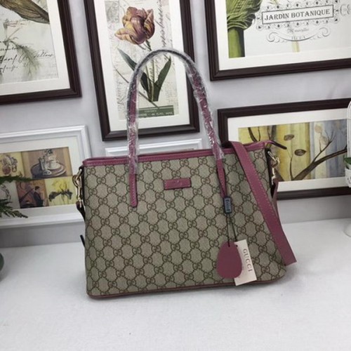 Torba płócienna Gucci GG Supreme 353440 w kolorze różowym
