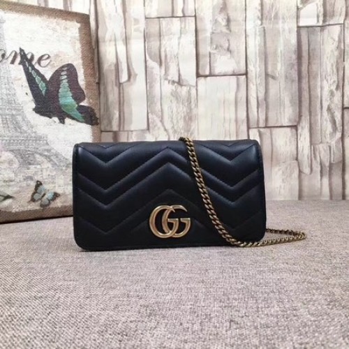 Gucci GG Marmont Mini Bag 488426 Czarny
