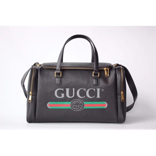 Torba podróżna GUCCI GG Soho Leather Supreme 547837 czarna