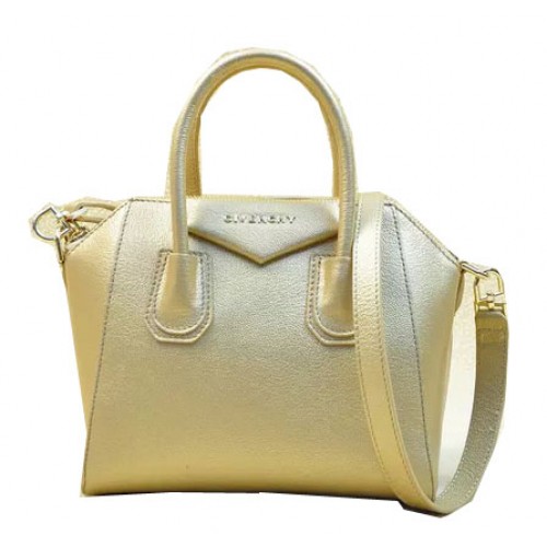Torebka Givenchy mini Antigona Original Leather G9981S Gold