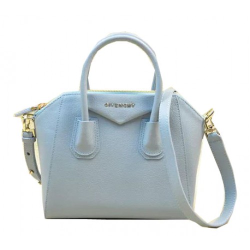 Torebka Givenchy mini Antigona Original Leather G9981S Light Blue