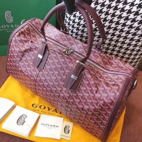 Torba podróżna Goyard Canvas 6958 Wine
