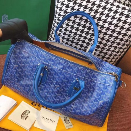 Torba podróżna Goyard Canvas 6958 niebieska