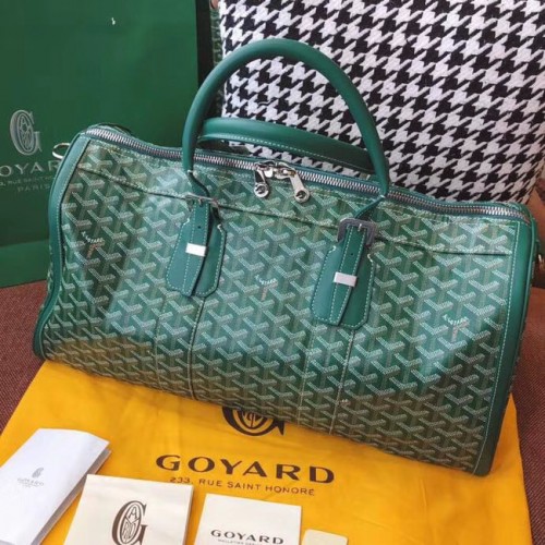Torba podróżna Goyard Canvas 6958 zielona
