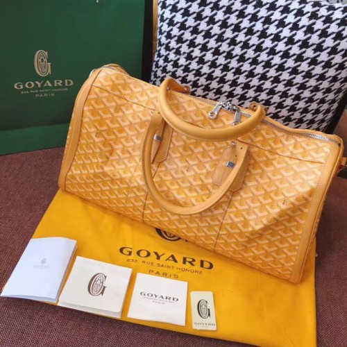 Torba podróżna Goyard Canvas 6958 żółta