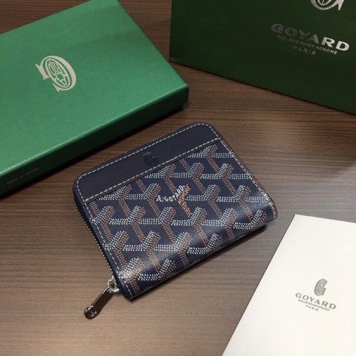 Etui na karty Goyard G9982 ciemnoniebieskie