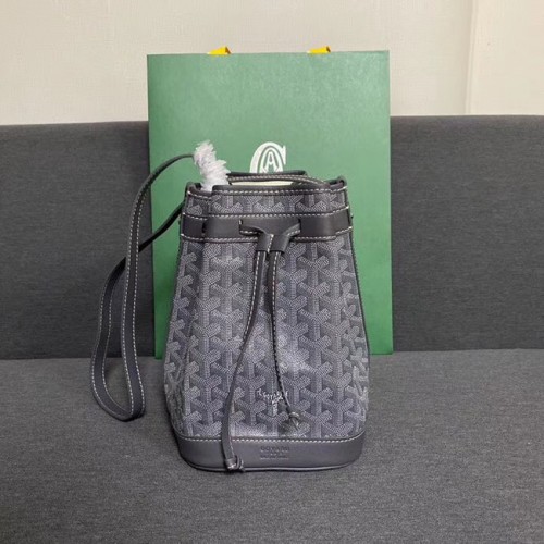 Torba Goyard petit flot ze sznurkiem G6959 szara
